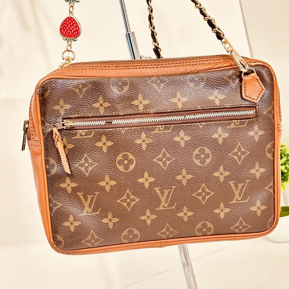 Louis Vuitton Handbags - Louis Vuitton Tan and Brown Monogram Crossbody Bag